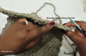 Toe Area Crochet Slipper
