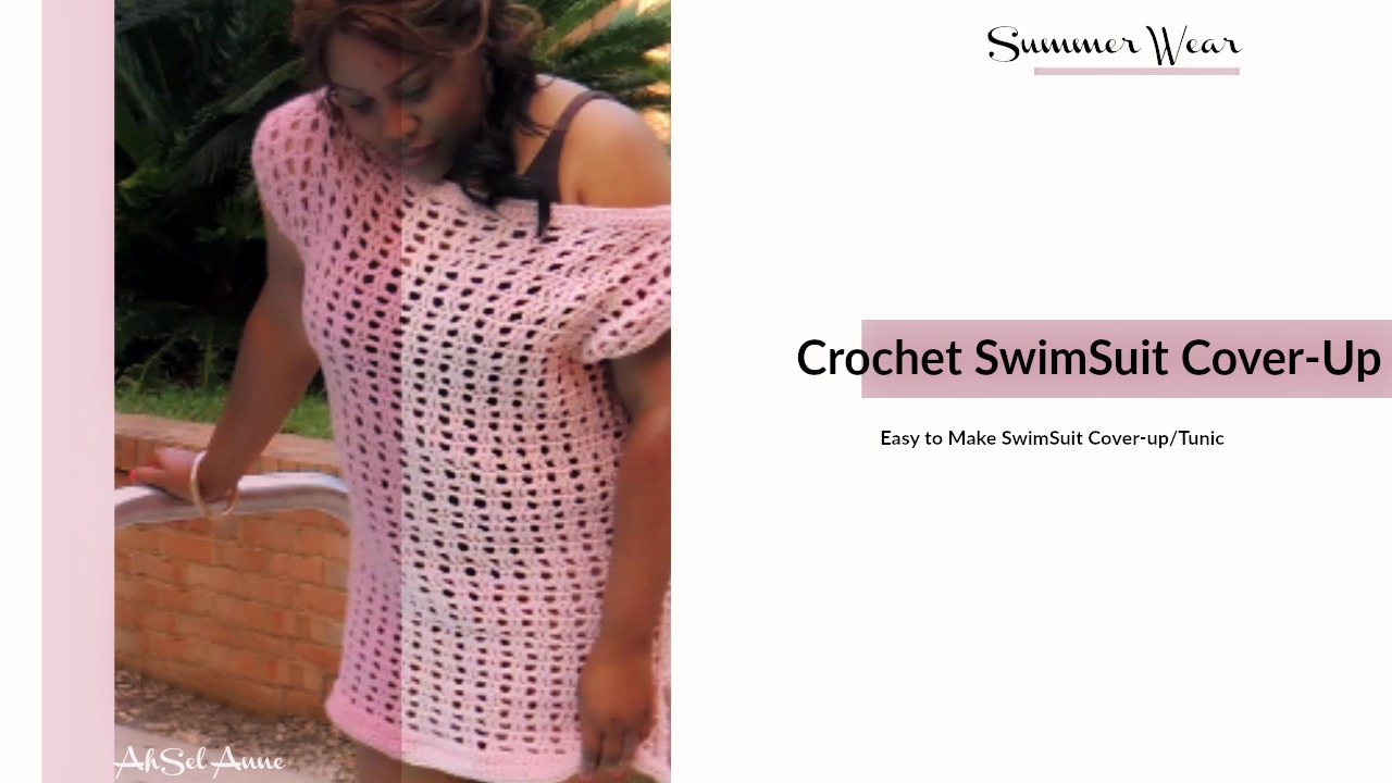 Crochet Swimsuit CoverUp Crochet Tunic AhSel Anne