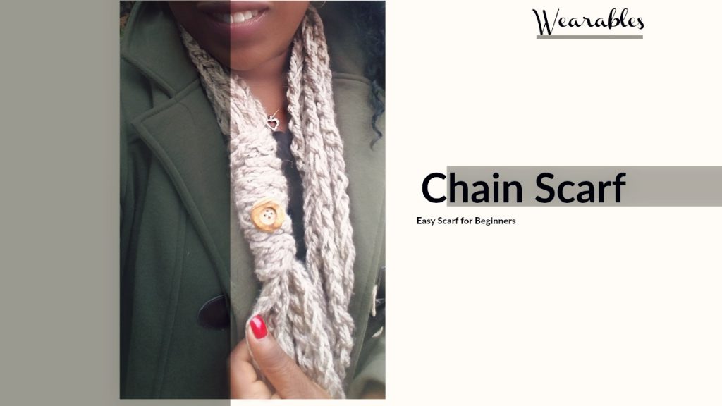 Chain Stitch Infinity Scarf