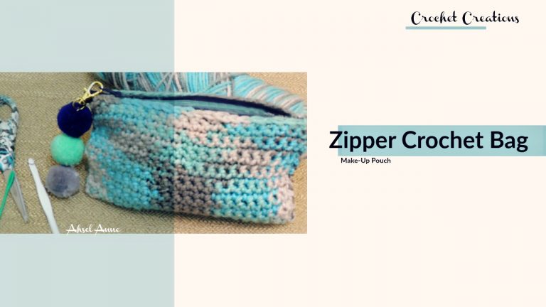 Crochet Zipper Bag