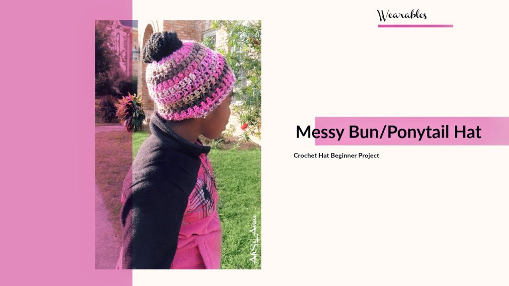 Messy Bun Crochet Hat
