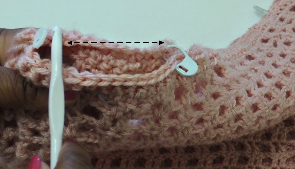 Crochet cover-up Shoulder 