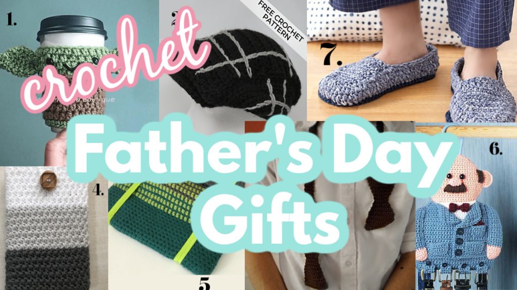 CROCHET FATHER'S DAY GIFTS Easy Father's Day Idea Ahsel Anne