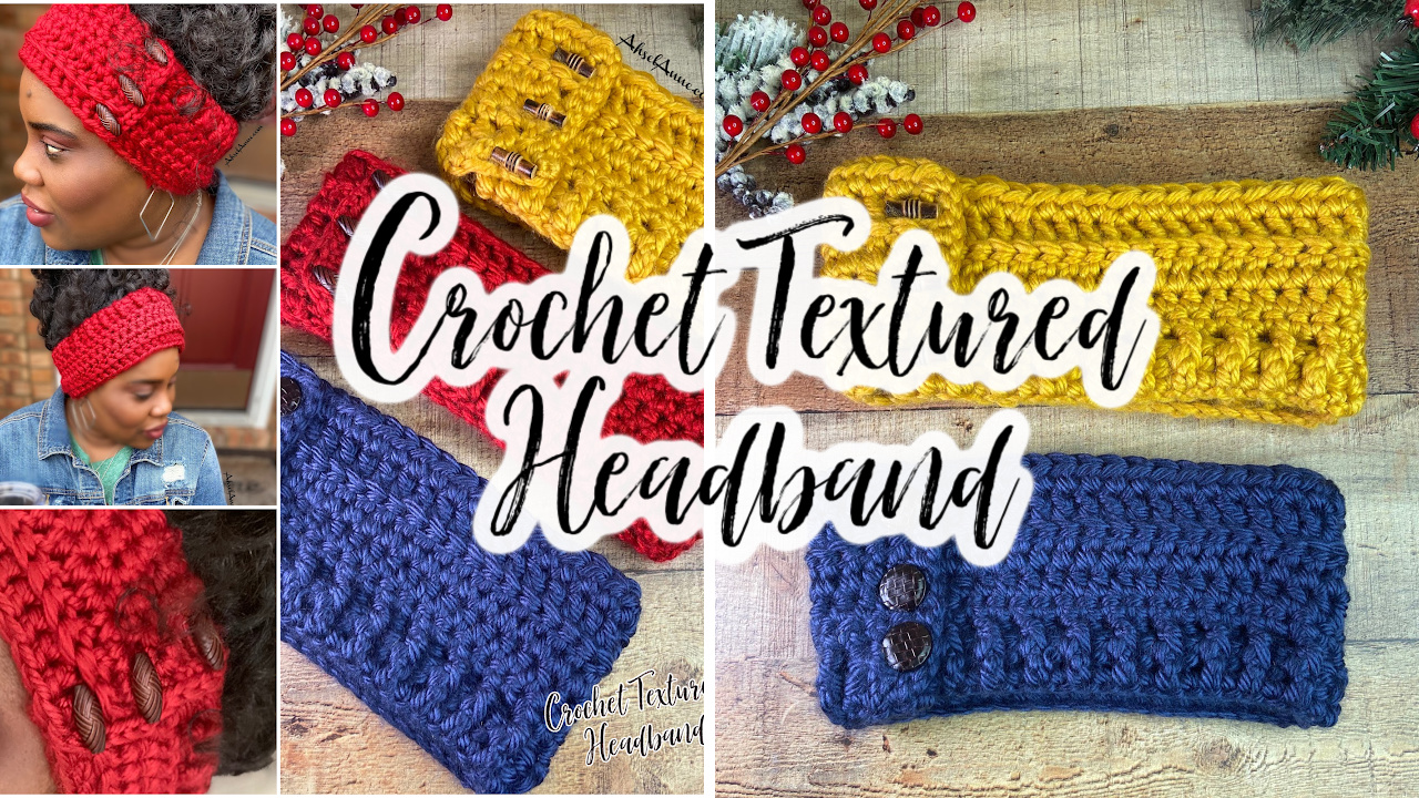 Textured turban 2025 crochet pattern