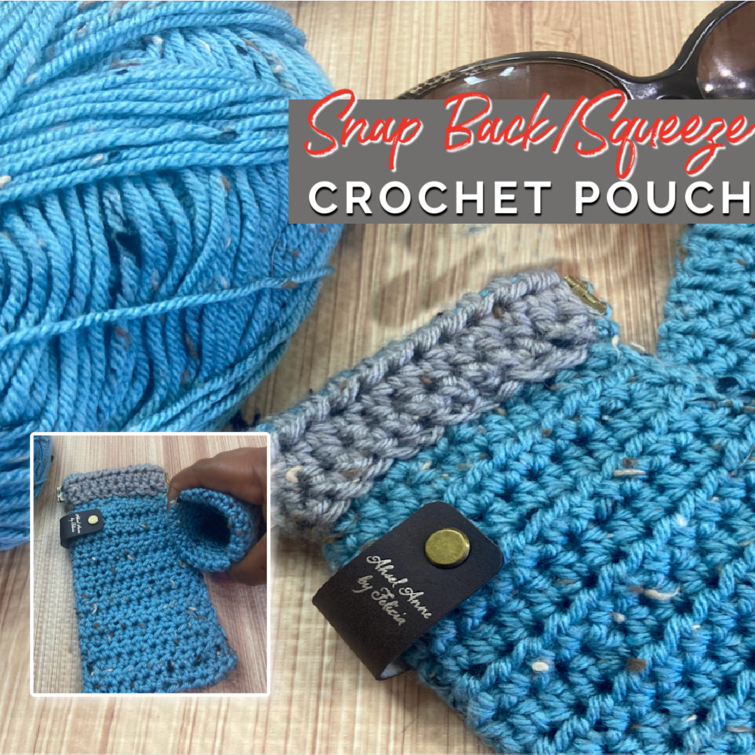 FREE CROCHET PATTERN: Eyewear Pouch (Simple Spiral) Updated 5/17