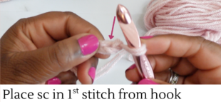 1st stitch